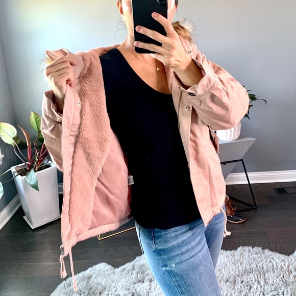 🏷Montana Fur Parker Coat Black - Picture 5 of 6